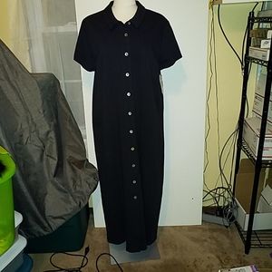 Orvis polo collar ankle dress